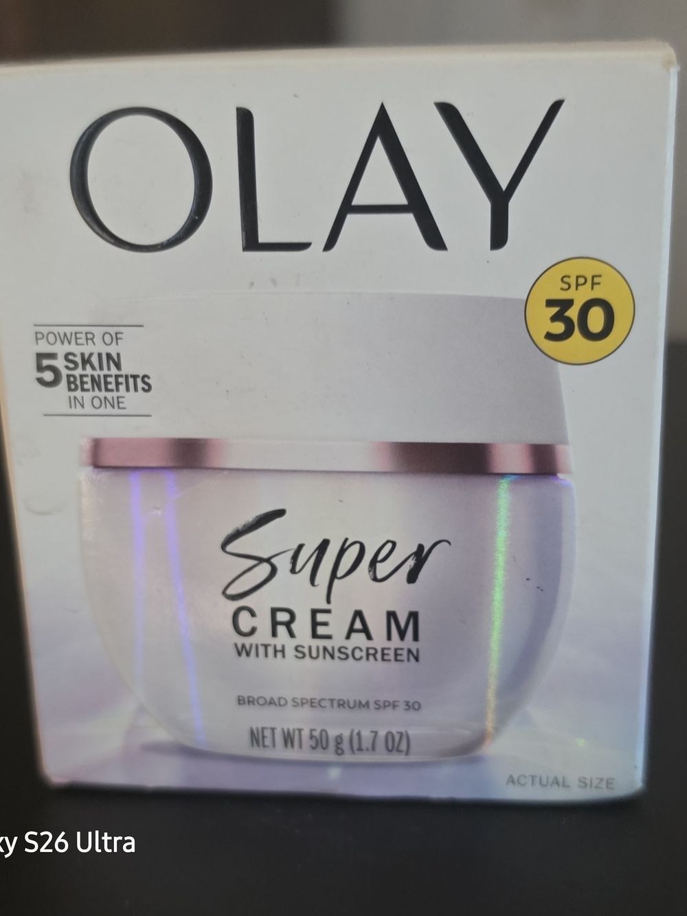 OLAY Super Cream SPF 30 — White with Rose-Gold Lid